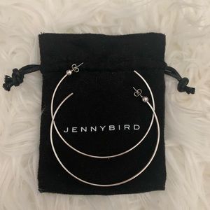 Jenny Bird Silver Medium Icon Hoops